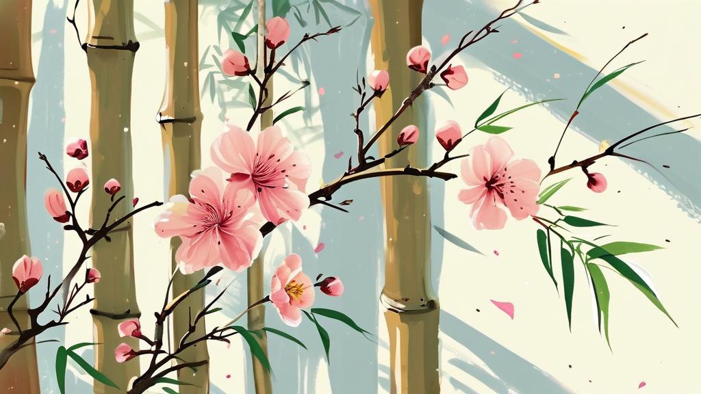 春居杂兴·两株桃杏映篱斜