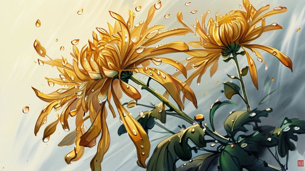 蝶恋花·黄菊开时伤聚散