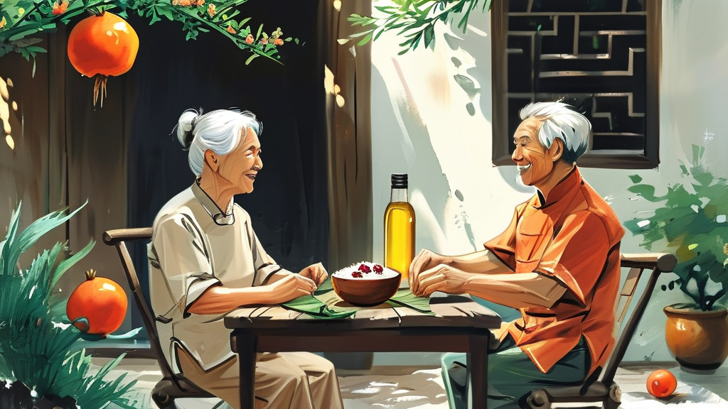 良辰当五日,偕老祝千年。